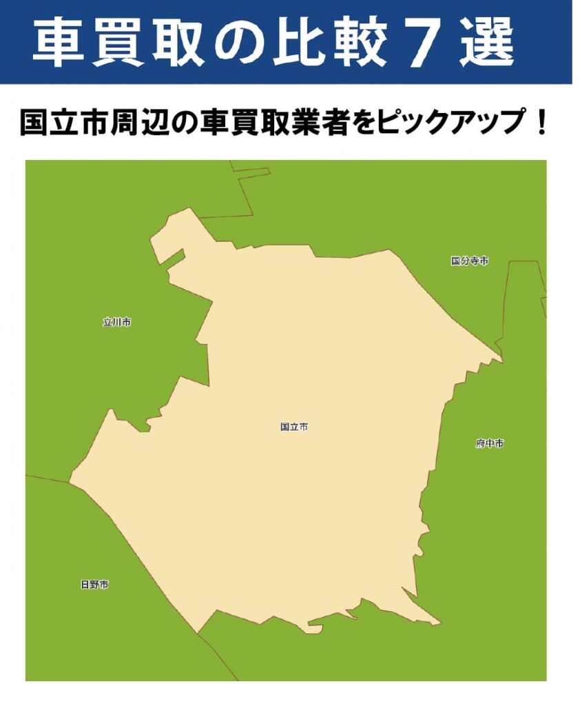 国立市　車買取　7選