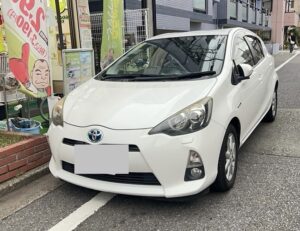 贈与車両・トヨタ　アクア